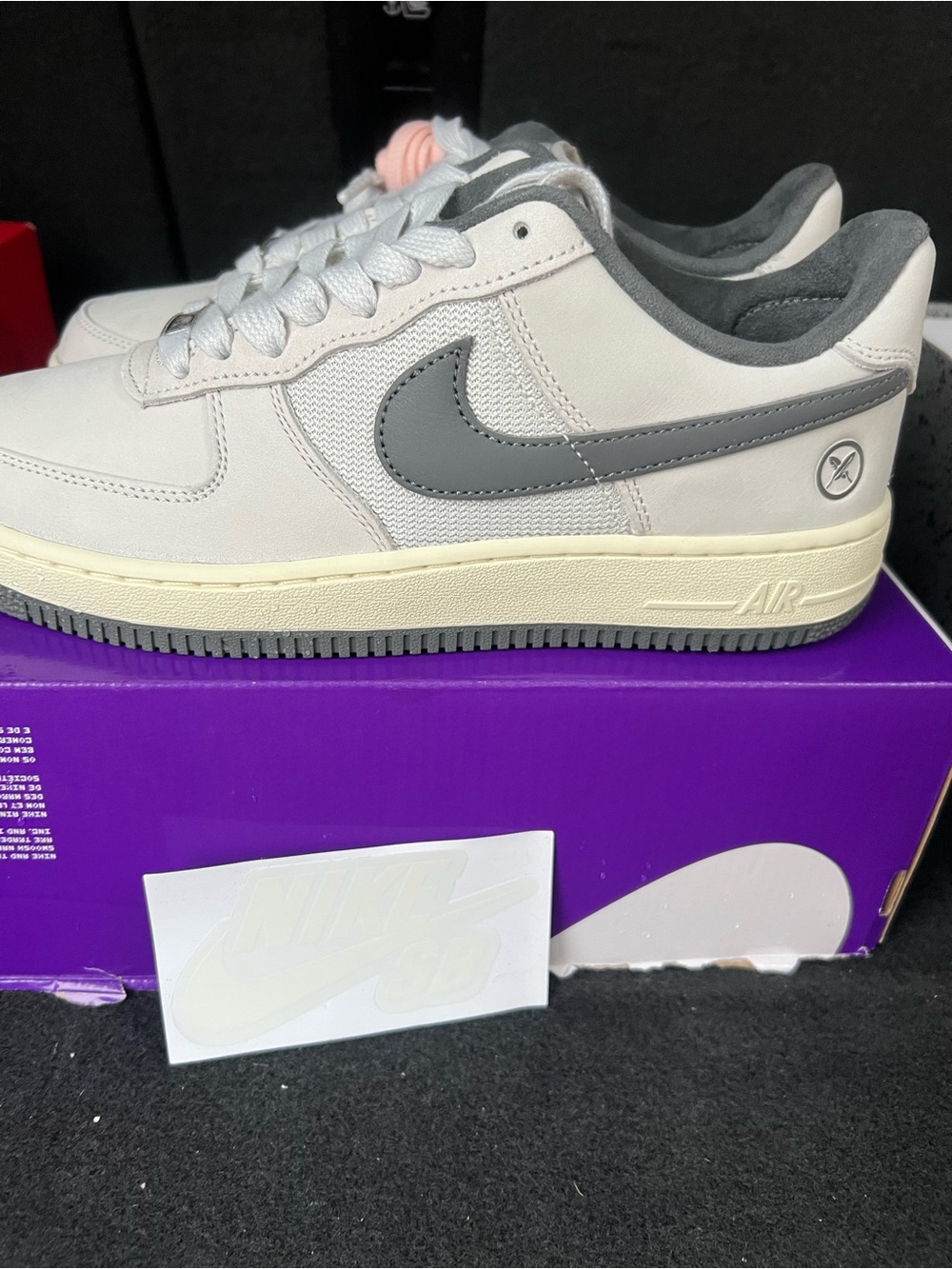 Size 8M/9.5W Nike SB Air Force 1 Low Yuto Horigome White Iron Grey IO8439-100!